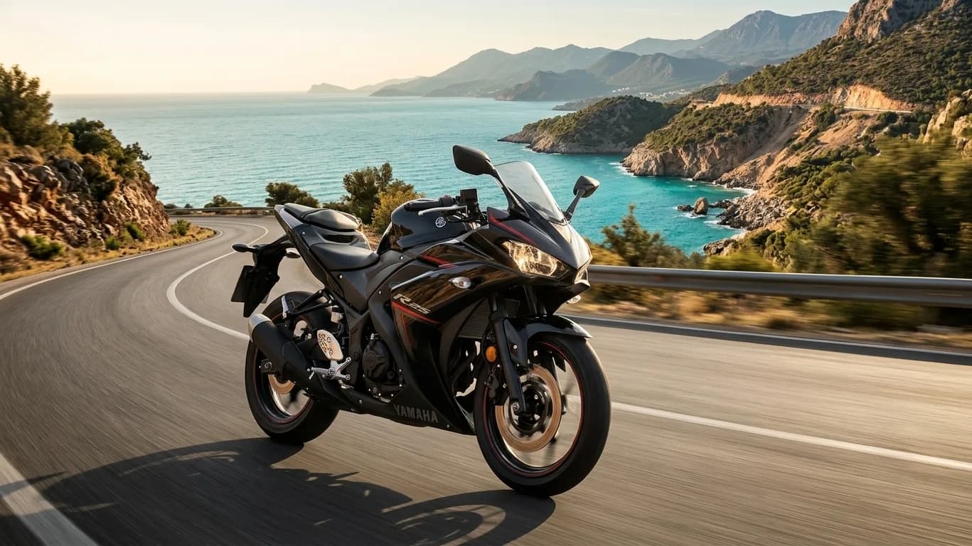 Yamaha R25 motorcycle for rent in Istanbul